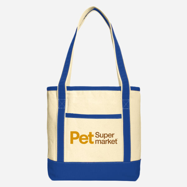 Medium Cotton Canvas Boat Tote Thumbnail
